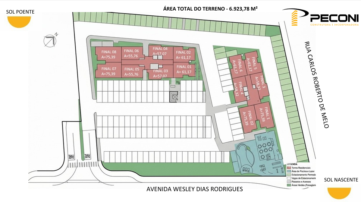 Implantação do empreendimento ONI Bélgica
